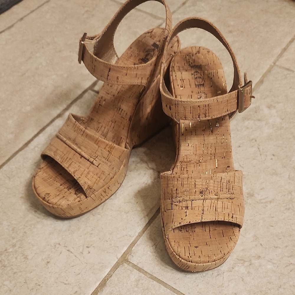 Kork-Ease Cork Wedge Sandals